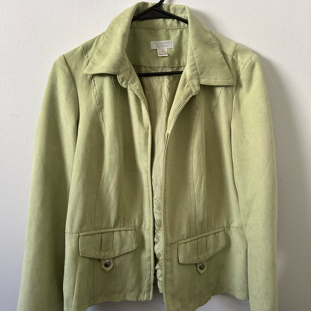 Retro Soft Faux Suede Jacket